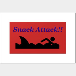 snack attack Posters and Art